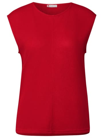 Street One Top im Strick-Look in Rot