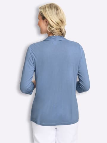 Sieh an! 2-in-1-Shirt in bleu