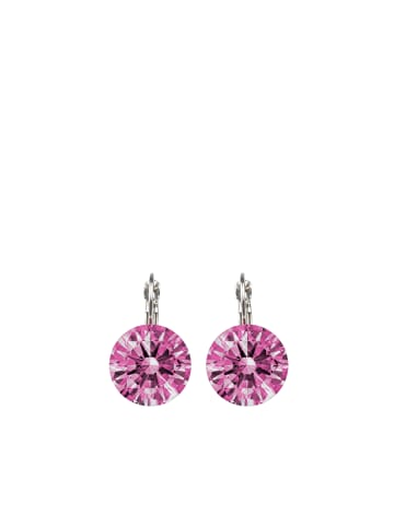 collezione alessandro Ohrhänger " mit Swarovski® Steinen " in rosa