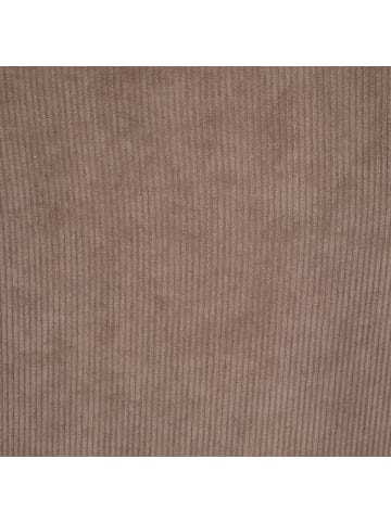 Atmosphera Créateur d'intérieur Muschel-Sessel CELESTE, Kordsamt in Taupe, 48 x 47 cm