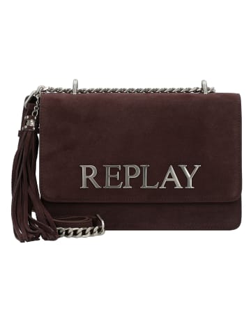 Replay Umhängetasche Leder 25.5 cm java