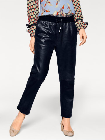 Heine Lederhose in marine