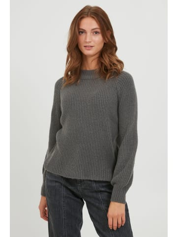 b.young Strickpullover in grau