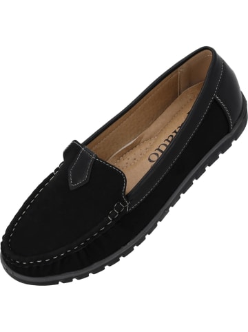 palado Mokassins in Black/Black