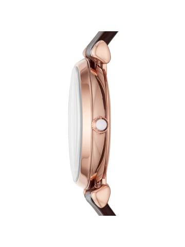 Armani Analoguhr für Damen in braun