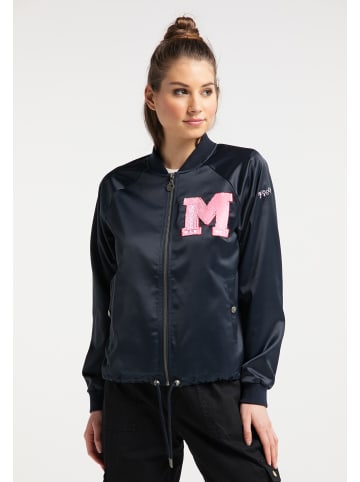 myMo Satinblouson in Marine