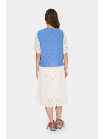 SAINT TROPEZ Weste ZelittaSZ Gerade Passform in Palace Blue