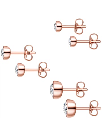 Rafaela Donata Schmuckset Sterling Silber verziert mit Kristallen von Swarovski® in roségold