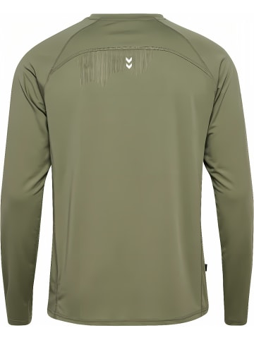 Hummel T-Shirt "Pulse Workout T-Shirt Longsleeve" in Grün