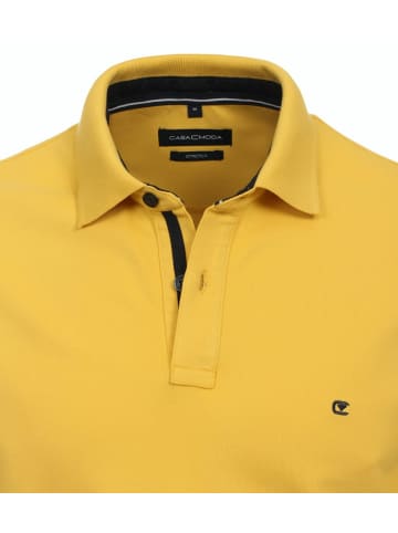 CASAMODA Polo-Shirt in Gelb