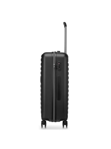 Roncato Ibiza 4 Rollen Trolley M 65 cm in schwarz