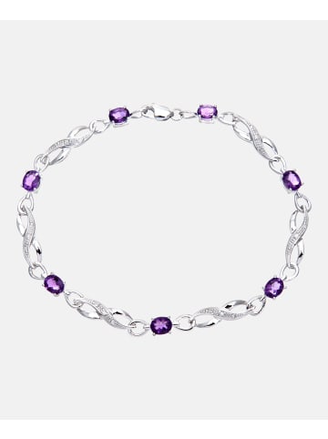 Diamant L'éternel Armband aus 375 Weißgold mit Diamant mit Amethyst