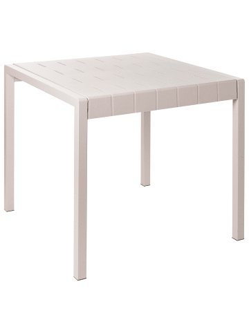 Beliani Gartentisch BARTICA in Beige - (W) 84 x (H) 77 x (L) 81 cm