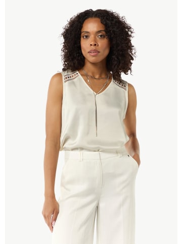 comma Bluse in 0120_weiß
