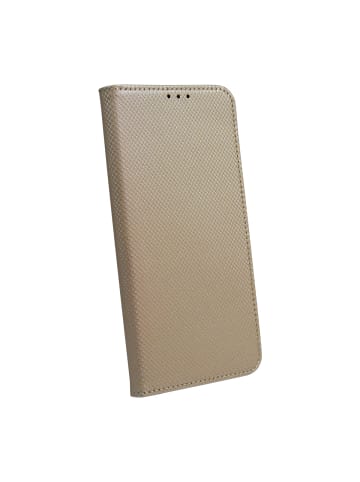 COFI 1453 Buch Tasche "Smart" kompatibel mit SAMSUNG GALAXY A14 5G Gold in Gold