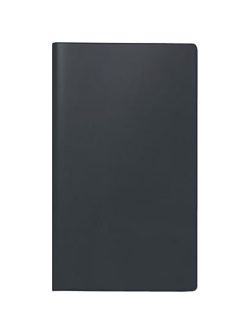 BRUNNEN Wochen-Sichtkalender 755 60 8,7x15,3cm 1 Woche/2 Seiten Leder schwarz ...