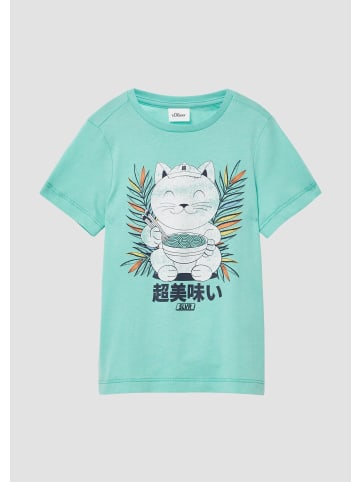 s.Oliver T-Shirt in 6602_türkis