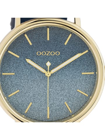Oozoo Analog-Armbanduhr Oozoo Timepieces dunkelblau groß (ca. 42mm)