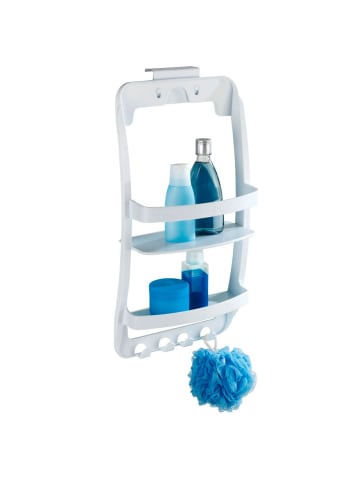 Wenko Badregal Universal in Weiß, (B) 12 x (H) 55 x (L) 26 cm