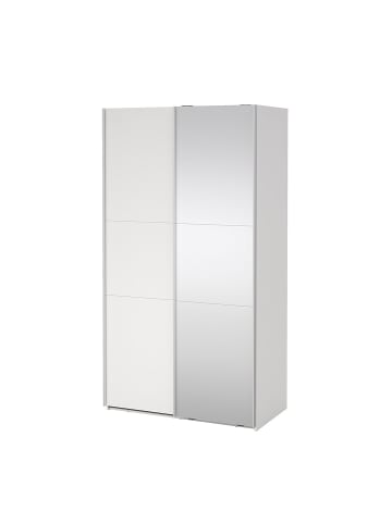 ebuy24 Schiebetürenschrank Como (2-türig) Weiß 119 x 67 cm