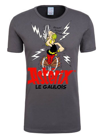 Logoshirt T-Shirt Asterix – Magic Poison in grau