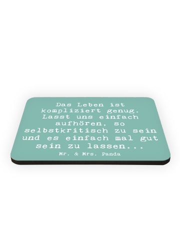 Mr. & Mrs. Panda magnet Spruch Selbstzweifel Abschalten mit Spruch in Meeresbrise