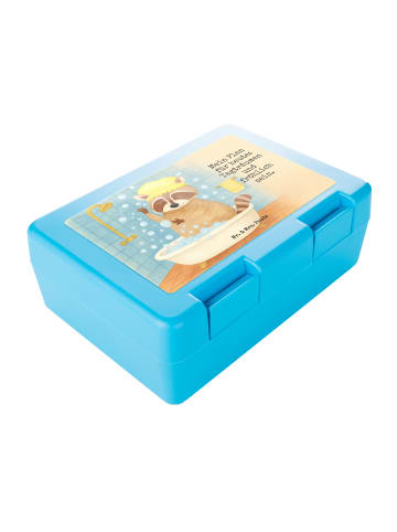 Mr. & Mrs. Panda Bento Box Waschbär Design mit Spruch in Weiß