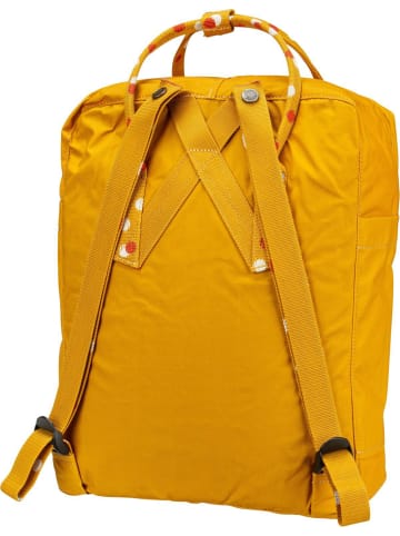 FJÄLLRÄVEN Rucksack Kanken in Ochre/Confetti Pattern