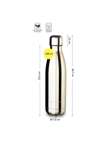 Echtwerk Trinkflasche "Shiny" 500 ml in Silber