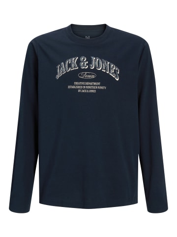 JACK & JONES Junior Langarm-T-Shirt in Navy Blazer