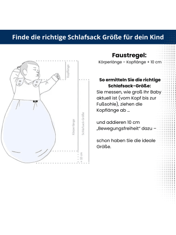 Alvi Schlafsack Mäxchen Thermo mit Arm Exklusiv in Raute Taupe Dunkel