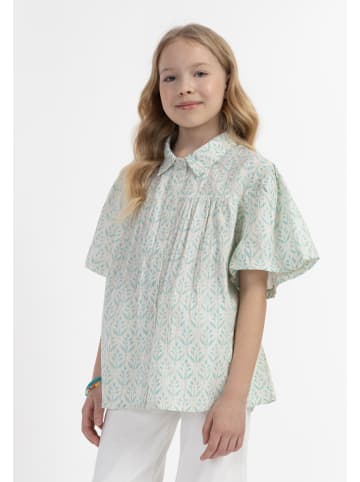 IZIA Mädchen (Kids) Kurzarm Bluse in Türkis
