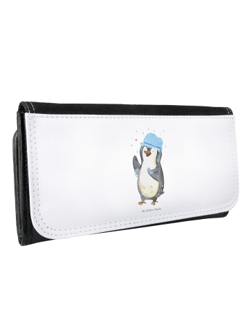 Mr. & Mrs. Panda Damen Portemonnaie Pinguin Duschen ohne Spruch in Weiß
