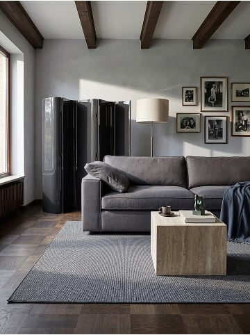 KADIMA DESIGN Teppich Kurzflor Uni pflegeleicht Wohnzimmer Schlafzimmer Flur in Anthrazit
