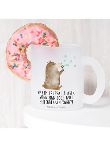 Mr. & Mrs. Panda Große Teetasse Bär Seifenblasen mit Spruch in Transparent