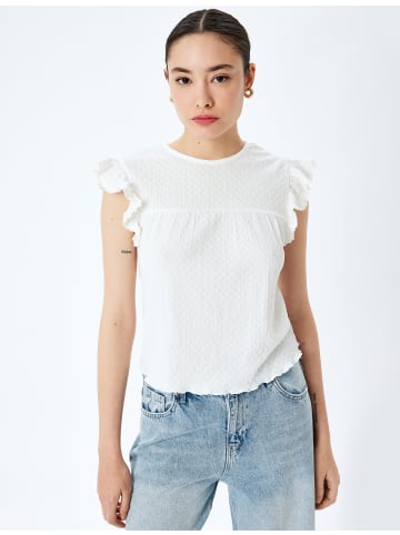 KOTON TSHIRT SS in Ekru