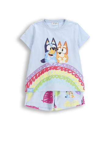Coccodrillo Mädchenpyjama in hellblau