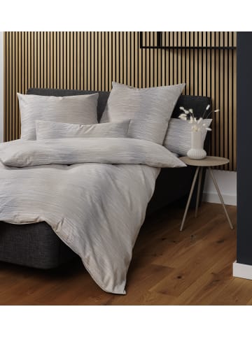 Janine Janine Baumwoll Bettwäsche Chinchilla in sand grau