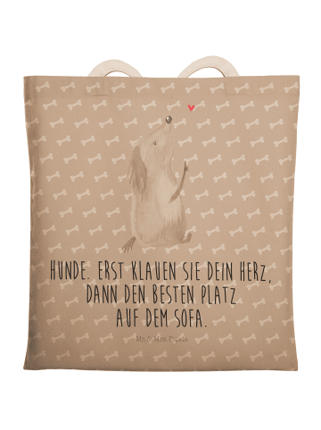 Mr. & Mrs. Panda Stofftragetasche Hund Liebe mit Spruch in Hundeglück