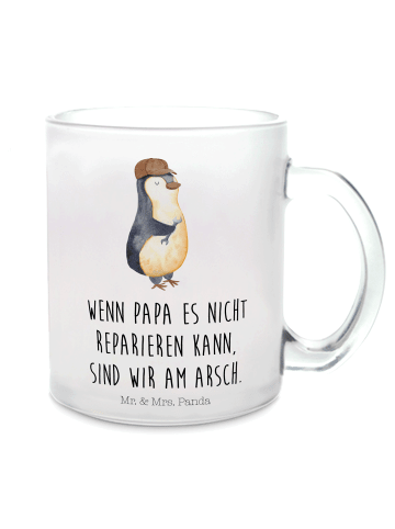 Mr. & Mrs. Panda Tasse Wenn Papa es nicht reparieren kann, sind ... in Transparent