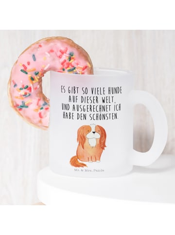 Mr. & Mrs. Panda Pott Hund Cavalier King Charles Spaniel mit Spruch in Transparent