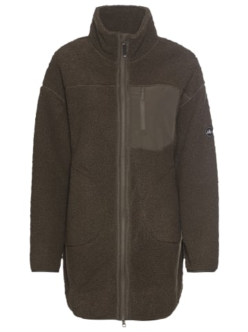 Polarino Fleecejacke in Olivgrün