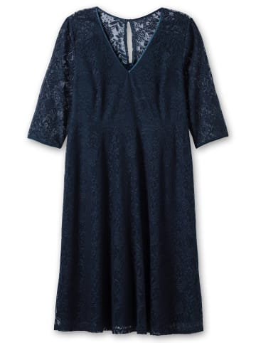 sheego Cocktailkleid in nachtblau