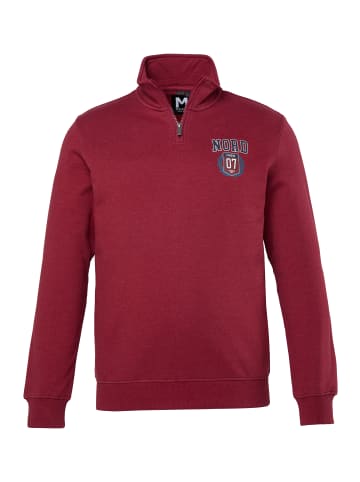 Men Plus Sweatshirt in burgunderrot