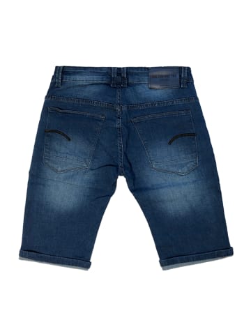 WANGUE Jeans Shorts Kurze Cargo Sommer Hose Bermuda in Dunkelblau