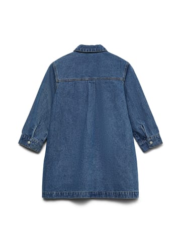 Vero Moda Girl Jeanskleid in Medium Blue Denim