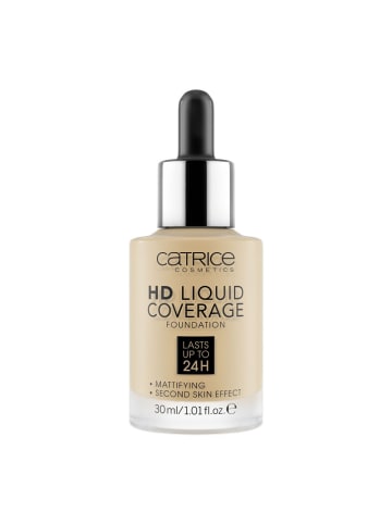 Catrice Flüssige Foundation mit HD-Abdeckung - 36 Hazelnut Beige 30 ml