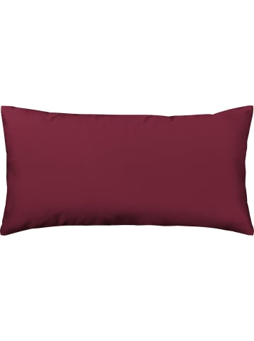 Erwin Müller Mako-Satin Kissenbezug Landshut in weinrot