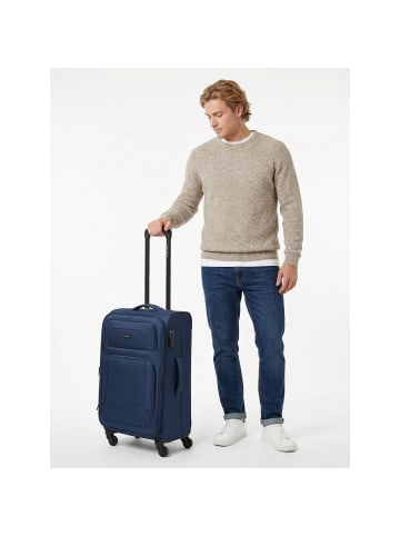 Smartbox Edition 04 4 Rollen Trolley 67 cm mit Dehnfalte in navy