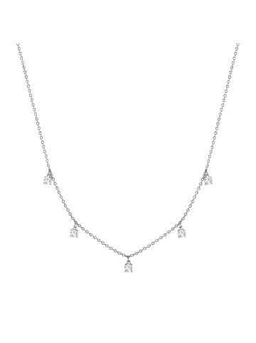 Glanzstücke München Halskette Sterling Silber Zirkonia in silber